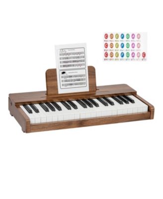 37-Key Extended Range Wooden Kids Digital Piano, Ages 3+