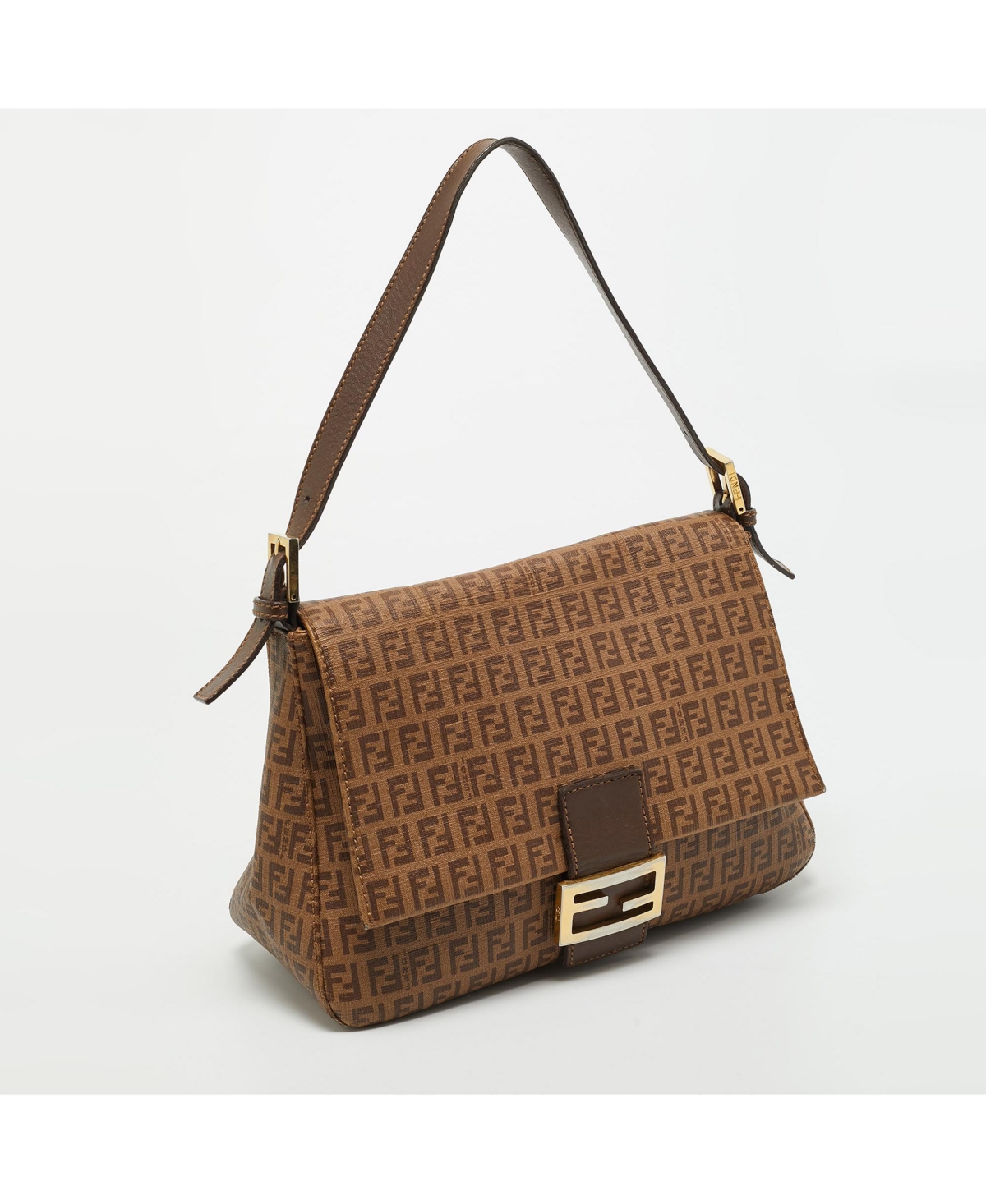 Pre-Owned Fendi Women's Coated Canvas Shoulder Bag