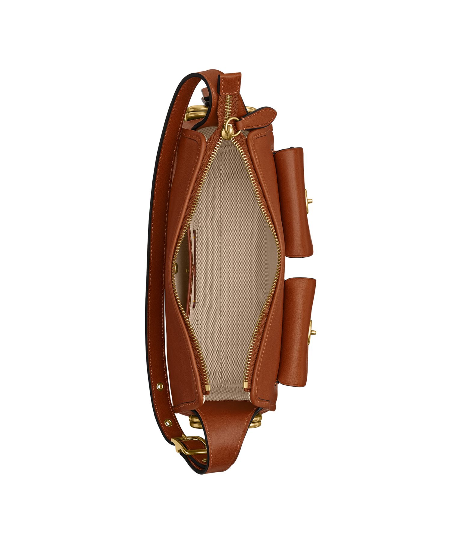 Haversack Turnlock Medium Leather Shoulder Bag 27