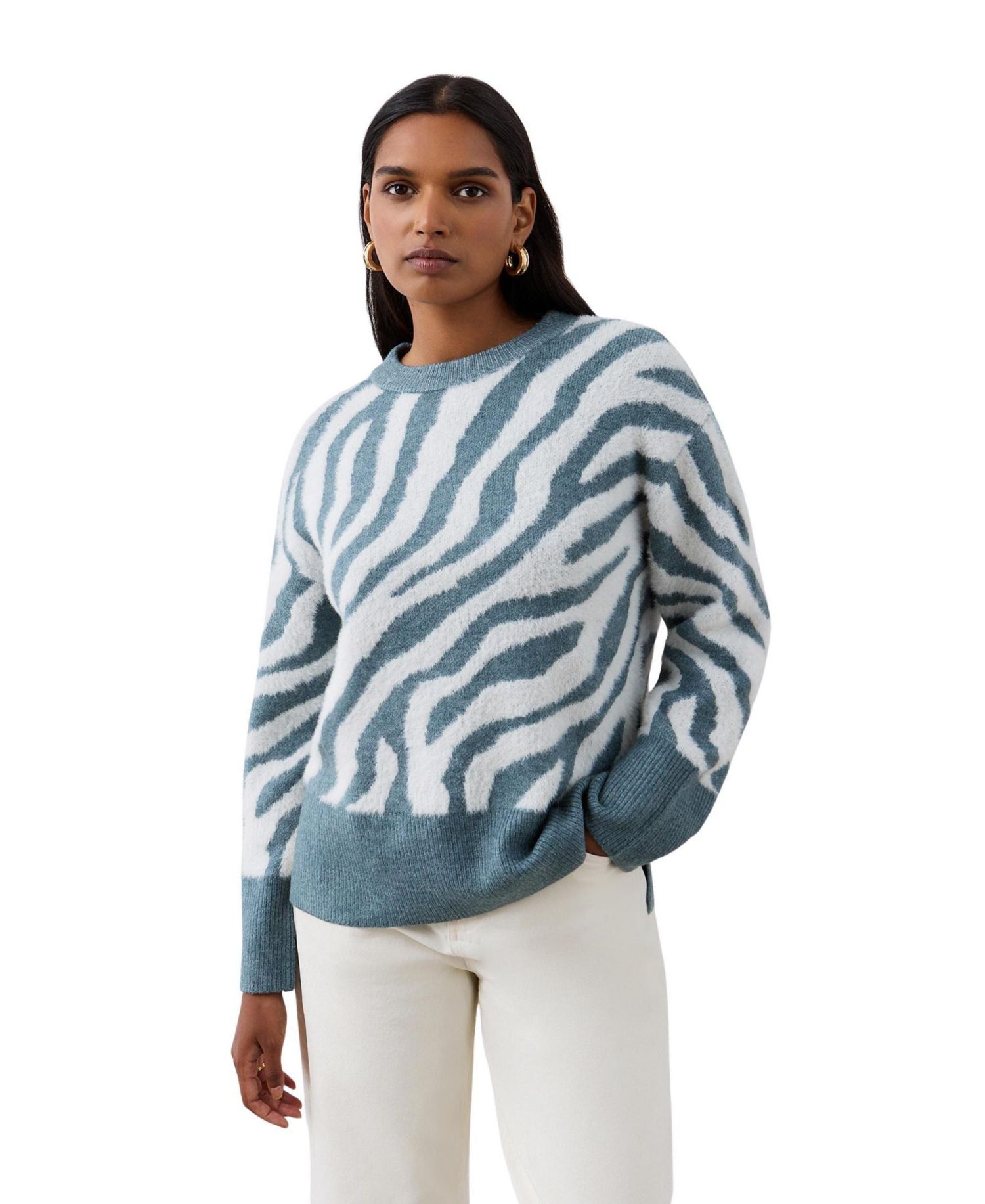 Women's Tully Animal Print Long-Sleeve Sweater