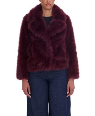 Women's Long Hair Faux Fur Jacket