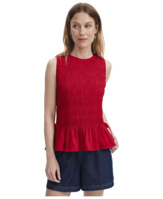 Women's Malani Shirred Peplum Top