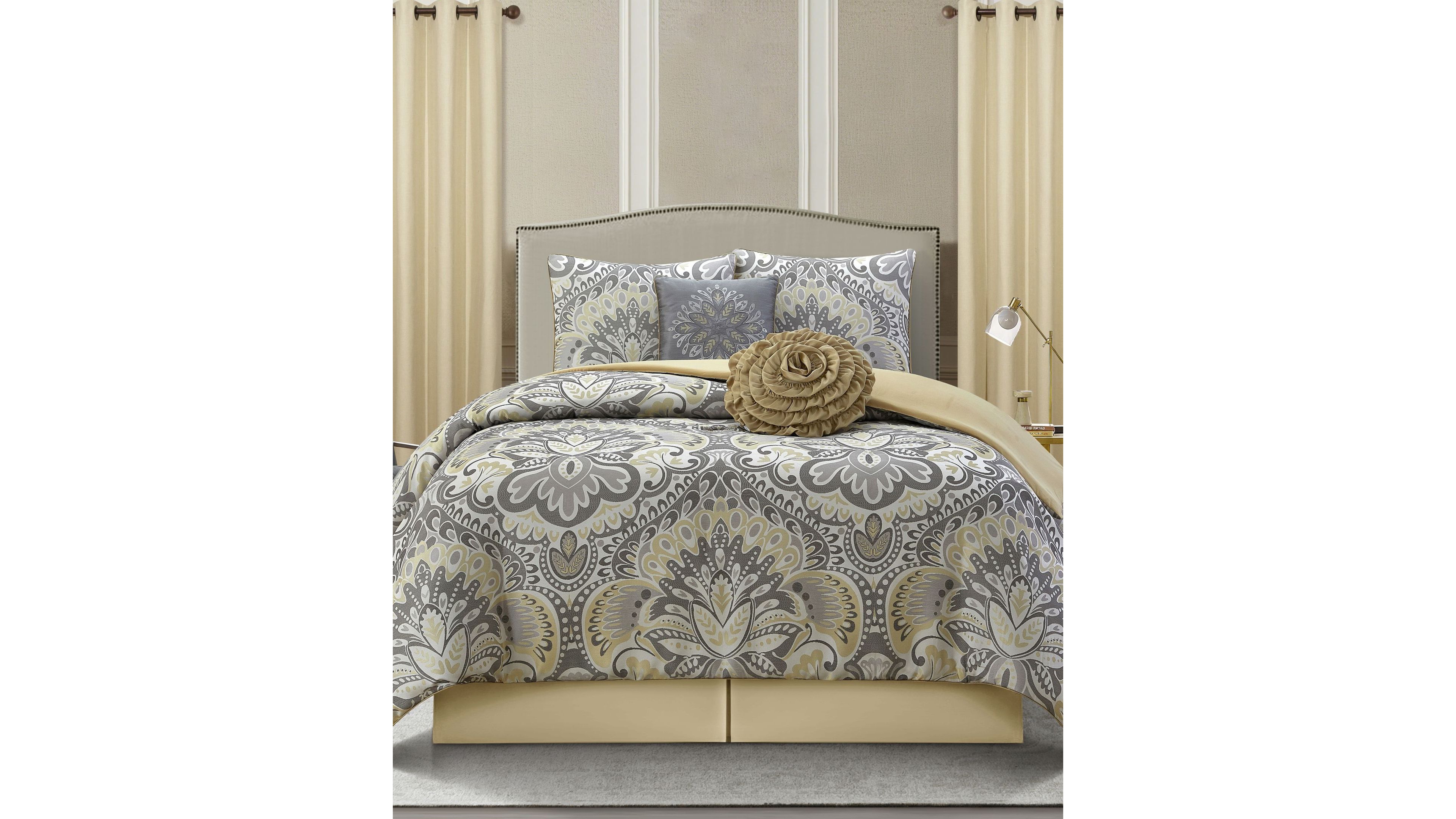 Stratford Park Amelia Floral 8-Piece Comforter Set, King