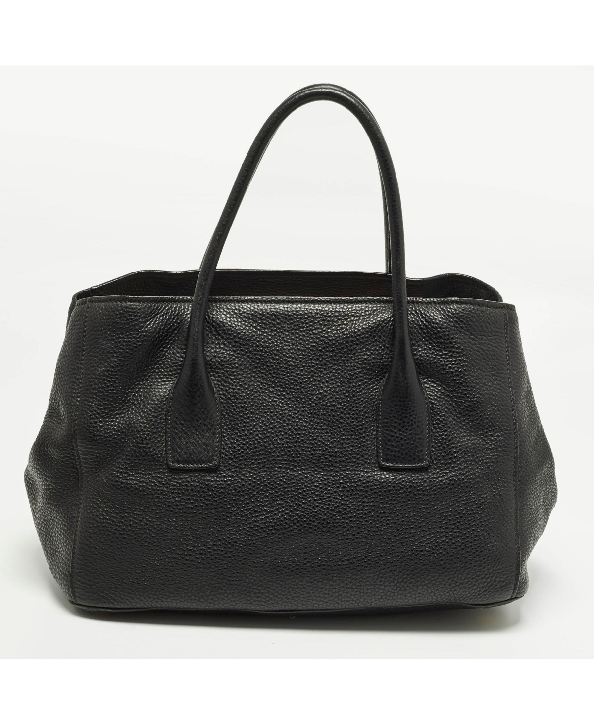 Pre-Owned Prada Women's Vitello Daino Leather Open Tote Bag