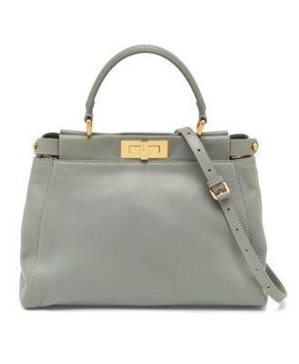 Women's Peekaboo Medium Leather Top Handle Satchel