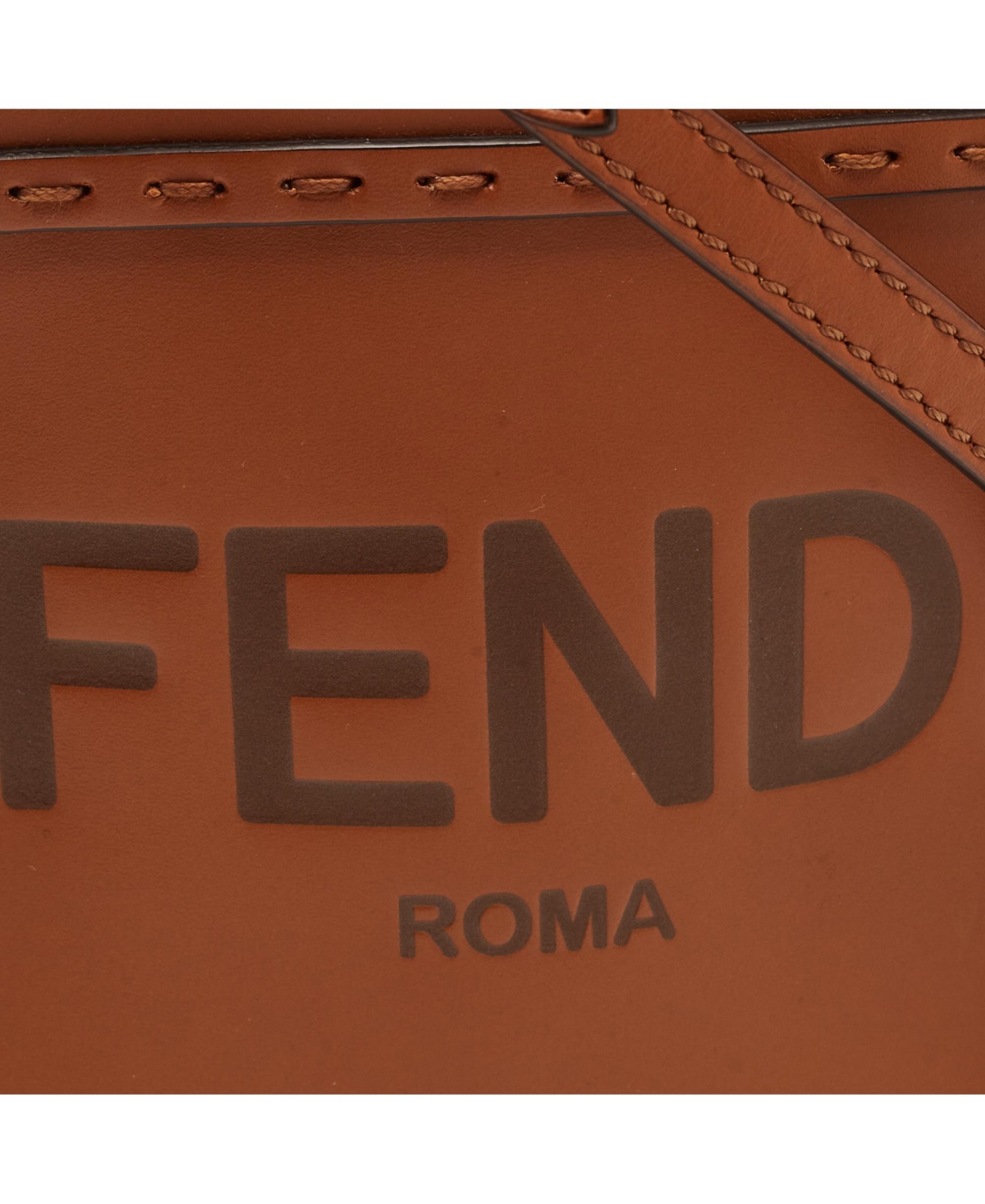 Pre-Owned Fendi Women's Sunshine Mini Leather Tote with Tortoiseshell Handles