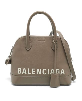Women's Ville Small Logo Leather Satchel