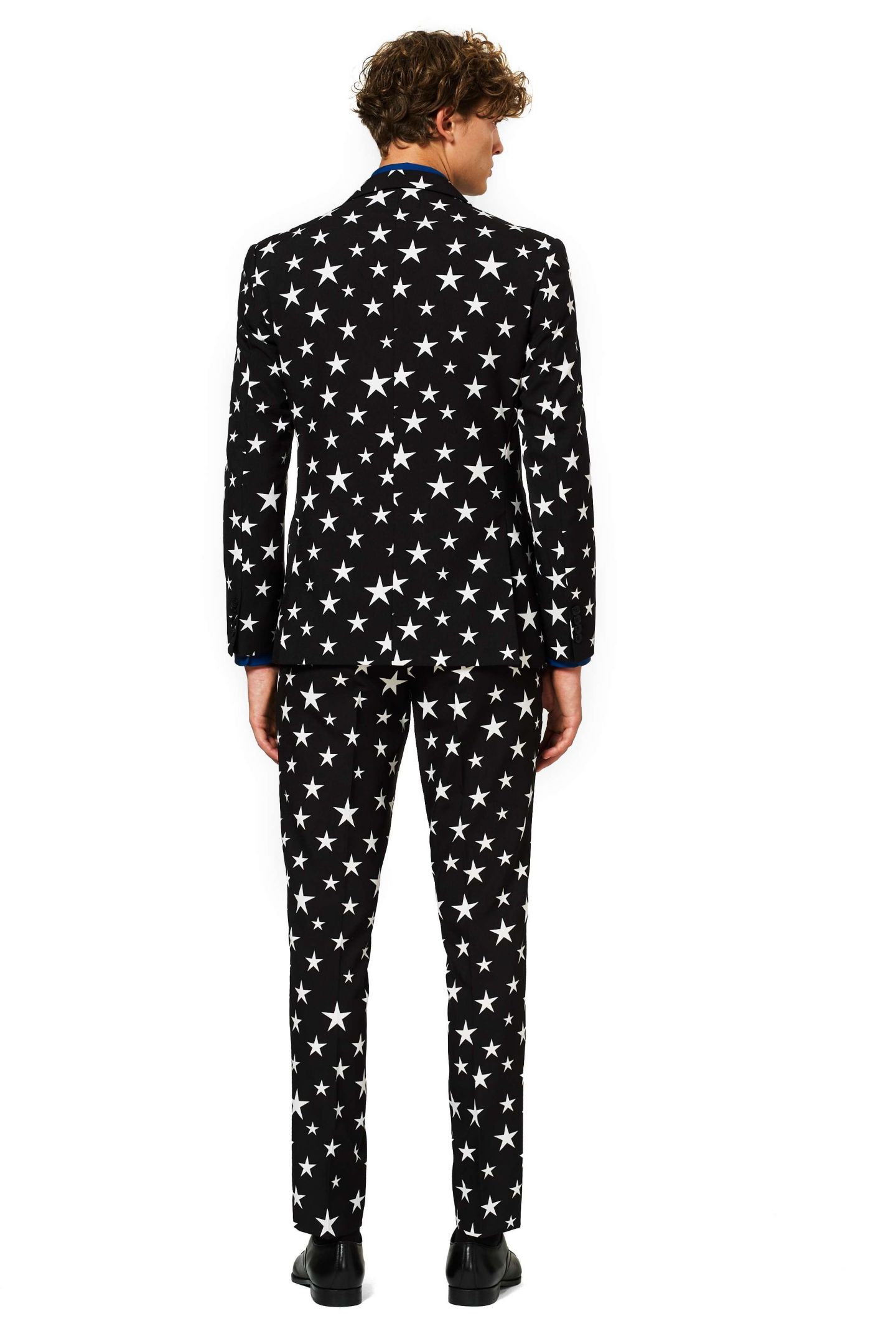 Мужской вечерний костюм OppoSuits Testival: пиджак, брюки и галстук, цвет: Чёрный — фото 2