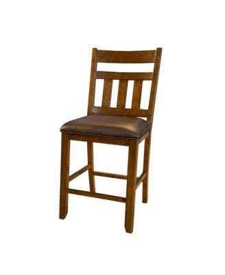 Mason Slatback Upholstered Stool
