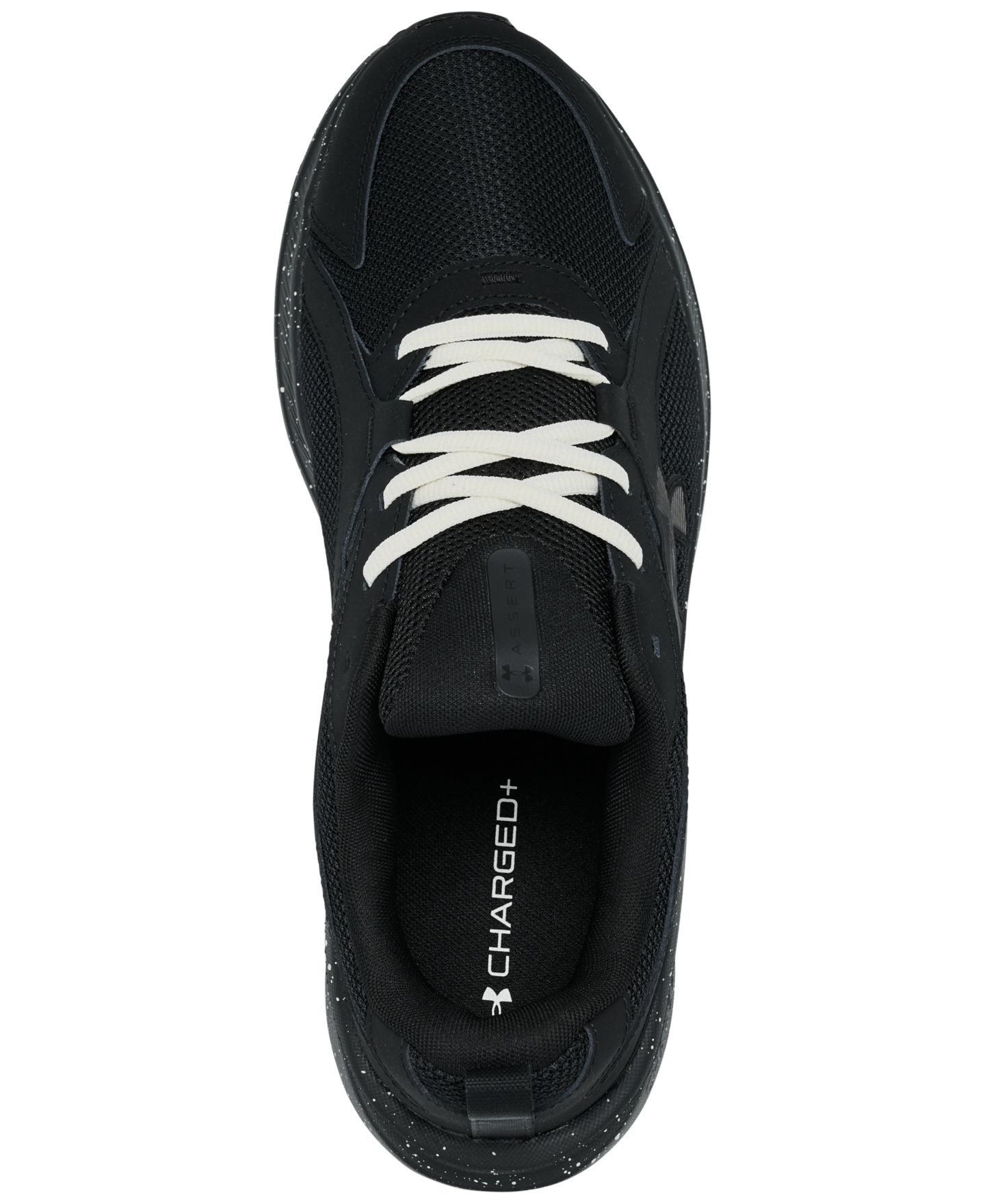 Мужские кроссовки Under Armour Charged+ Assert 11 Neutral Low-Top Running Sneakers, Style 6006723, цвет: Чёрный — фото 5