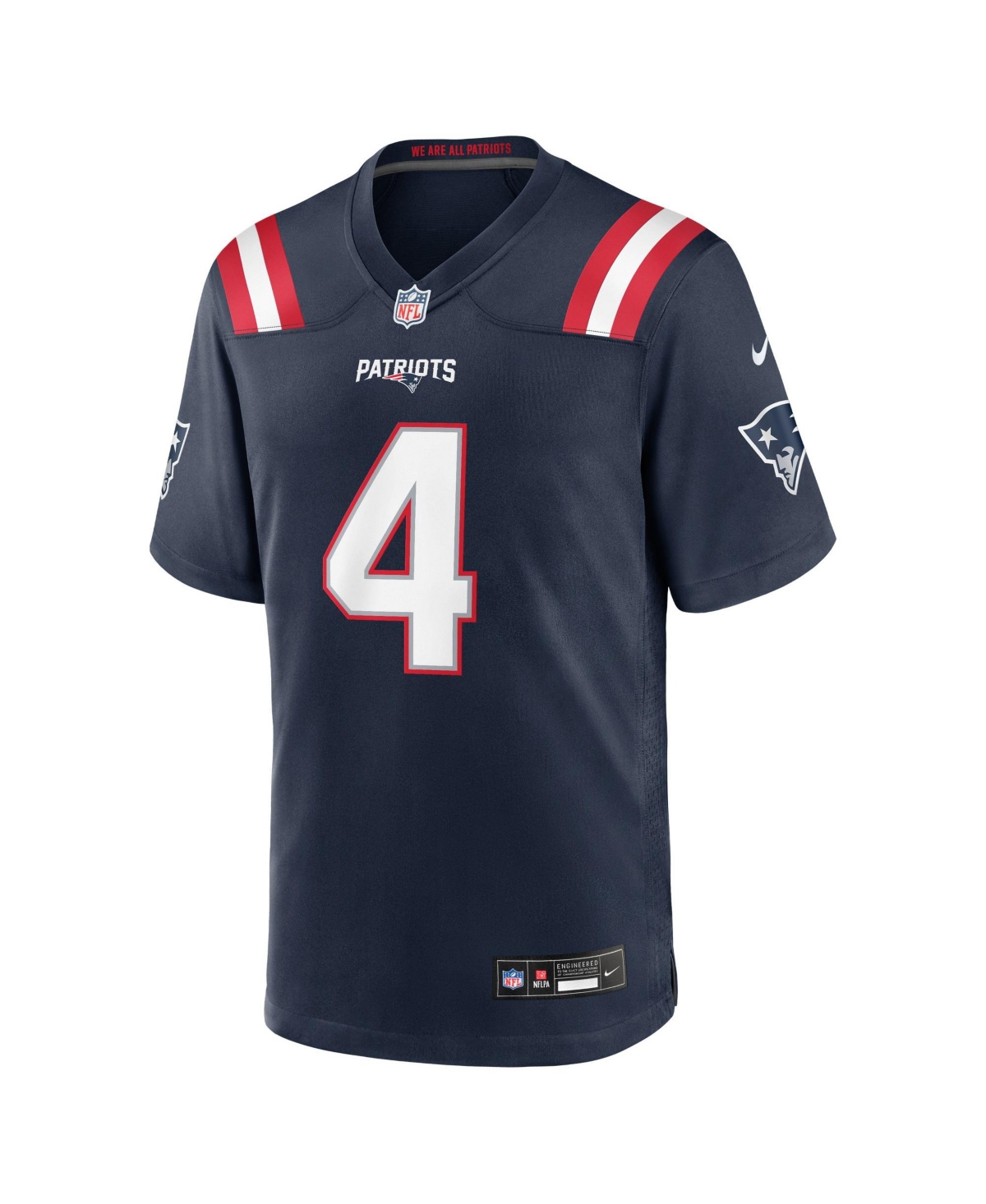 Nike Men's Adam Vinatieri New England Patriots Relaxed Fit V-Neck Team Retired Game Jersey