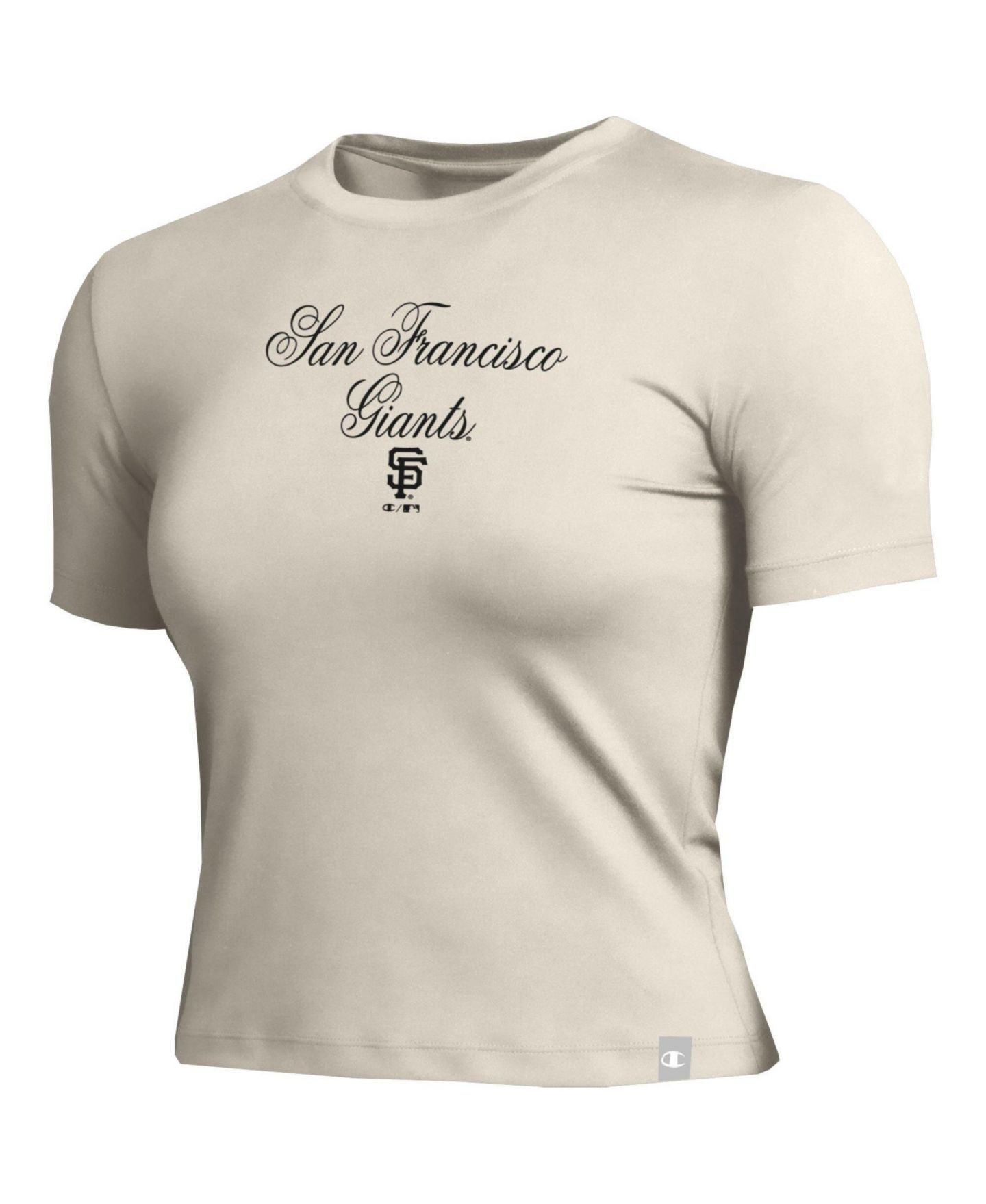 Женская футболка Champion San Francisco Giants Cropped Short-Sleeve — фото 2