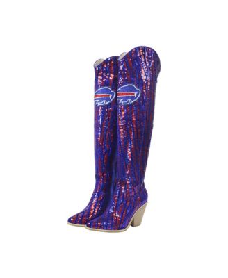 Buffalo Bills Over-the-Knee Two-Tone Sequin Boots