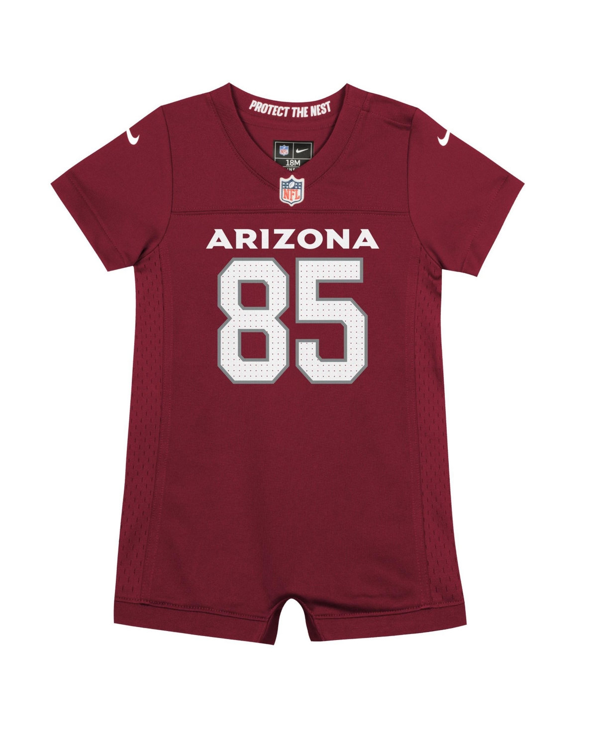 Nike Baby Boys' and Girls' Arizona Cardinals Trey McBride Short-Sleeve Romper Jersey
