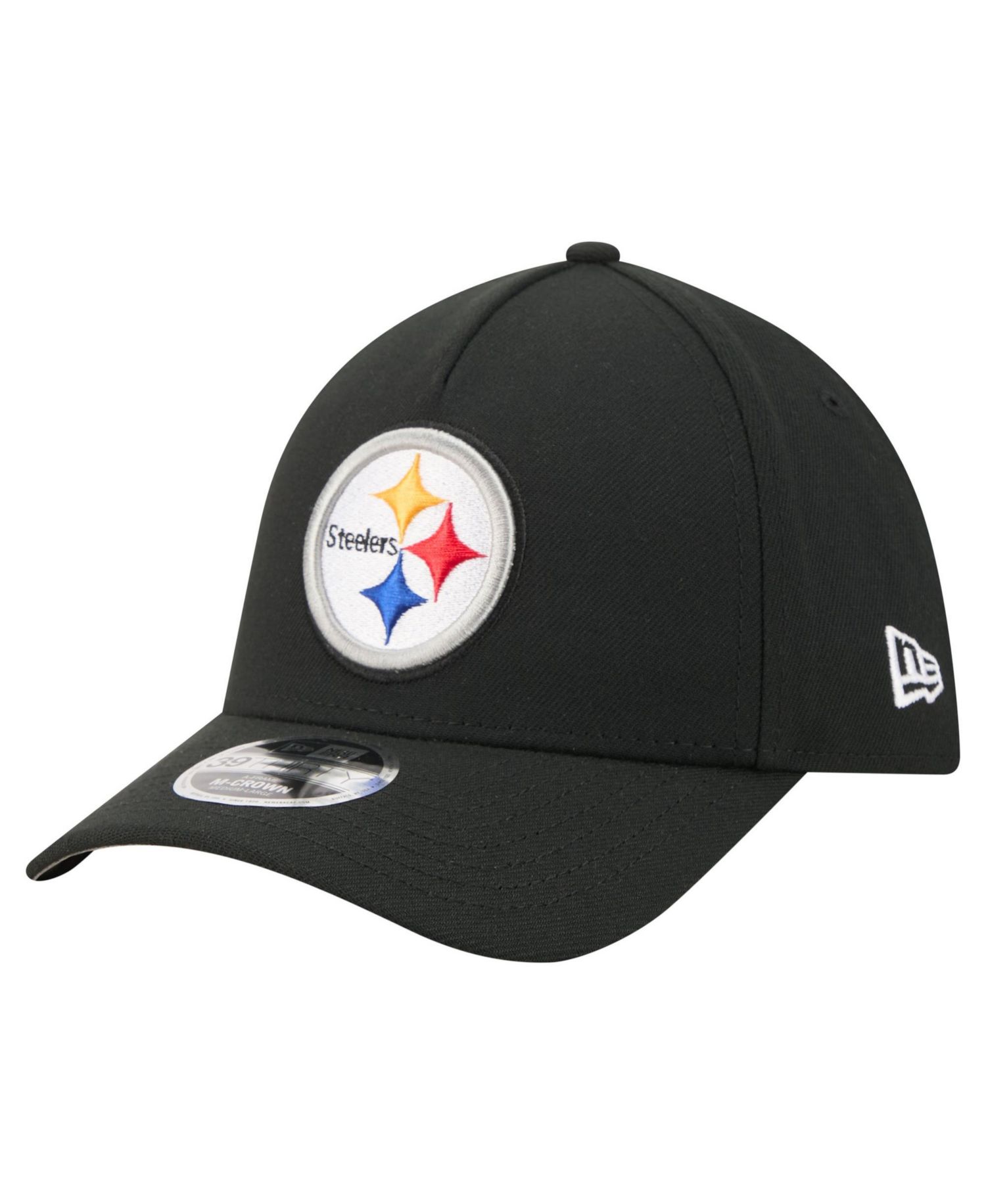 Men's Pittsburgh Steelers 39Thirty A-Frame Stretch-Fit Hat