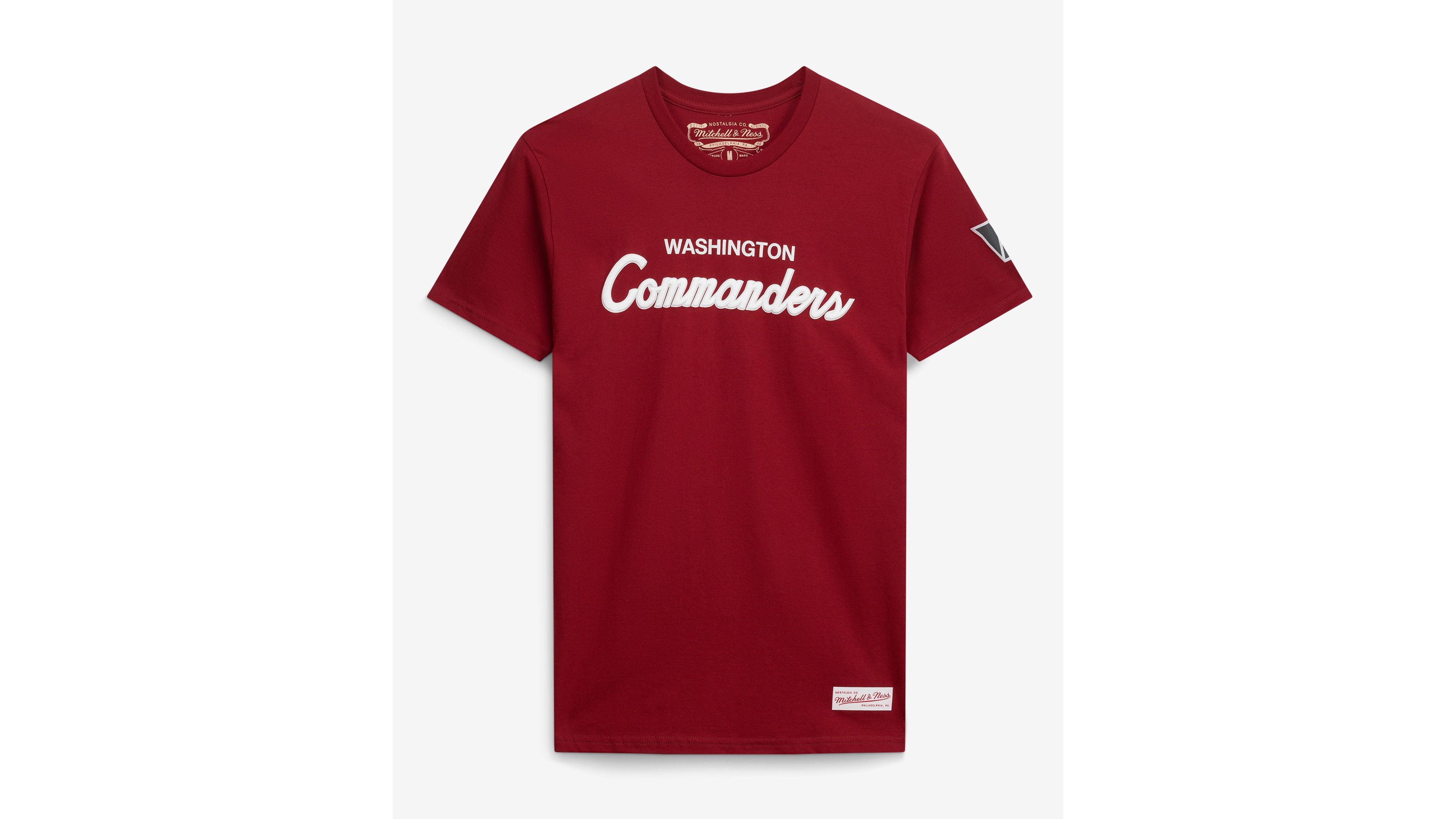 Mitchell & Ness Men's Burgundy Washington Commanders Head Coach Classic T-Shirt