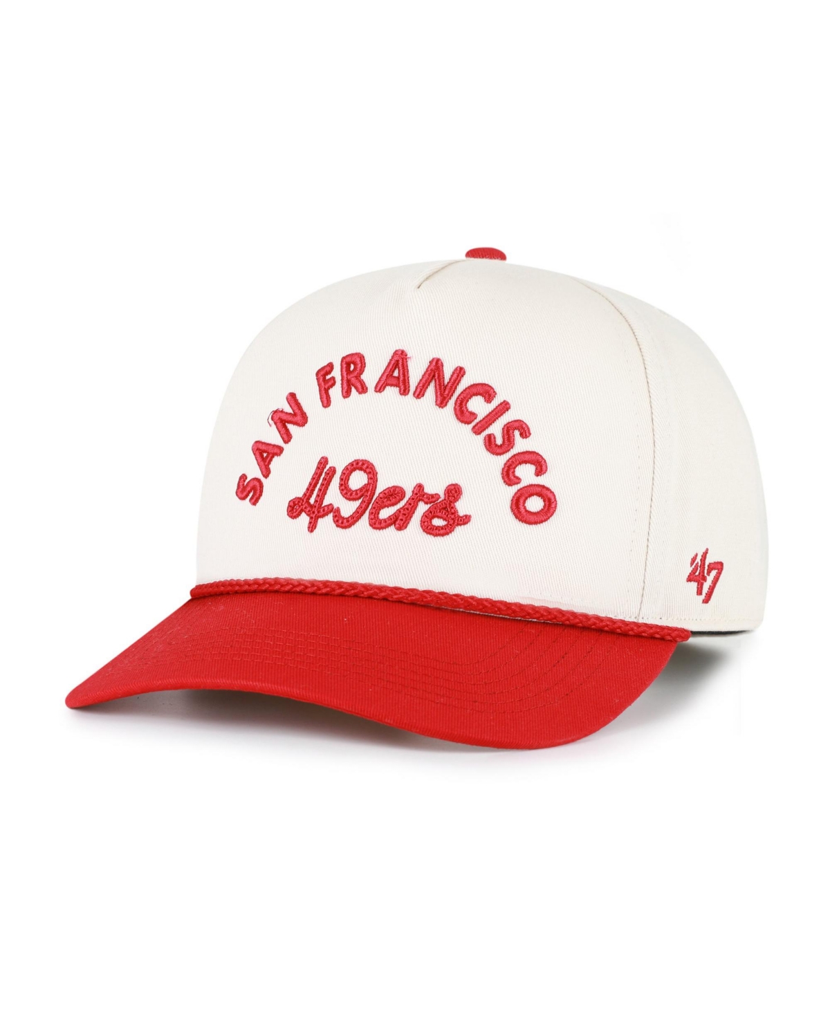 '47 Brand Women's Natural San Francisco 49ers Rope Script Hitch Adjustable Hat