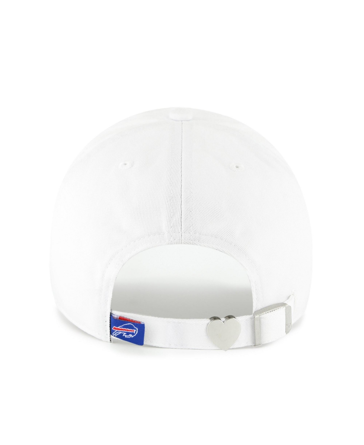 '47 Brand Women's White Buffalo Bills Trendy Script Clean Up Adjustable Hat