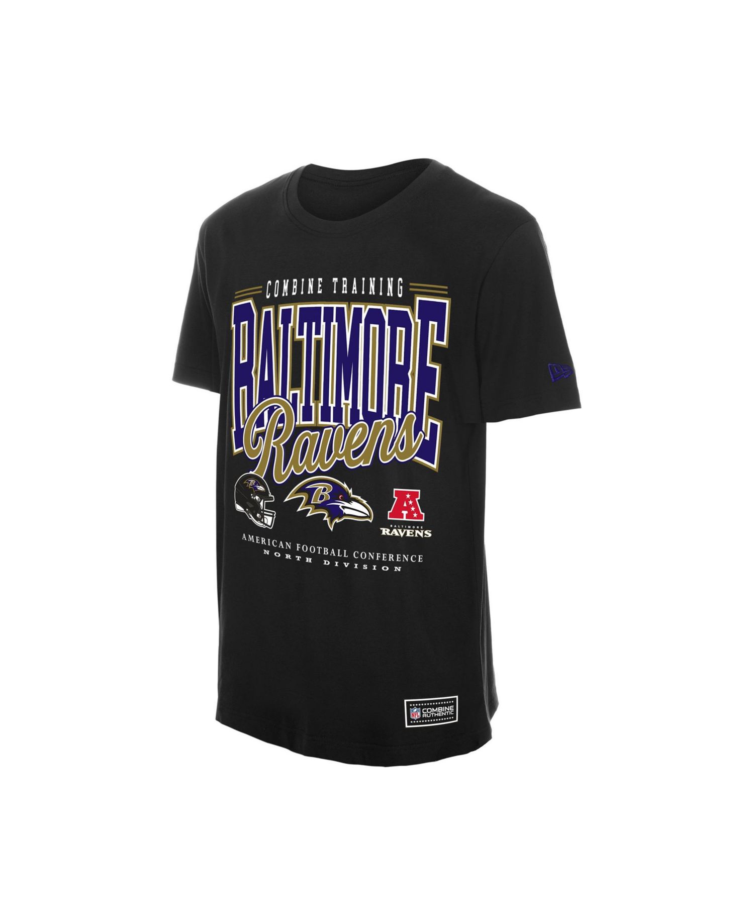 Men's Baltimore Ravens Combine Authentic Crewneck T-Shirt