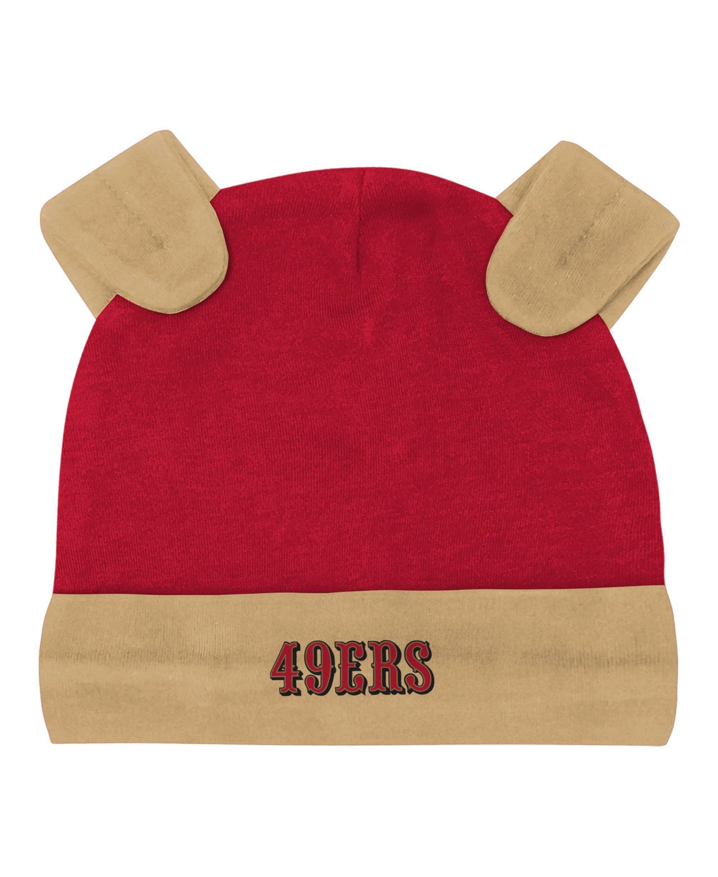 Outerstuff Baby Boys' San Francisco 49ers Huddles Giggles Long-Sleeve Creeper, Pants and Hat, 3-Piece Set — фото 2