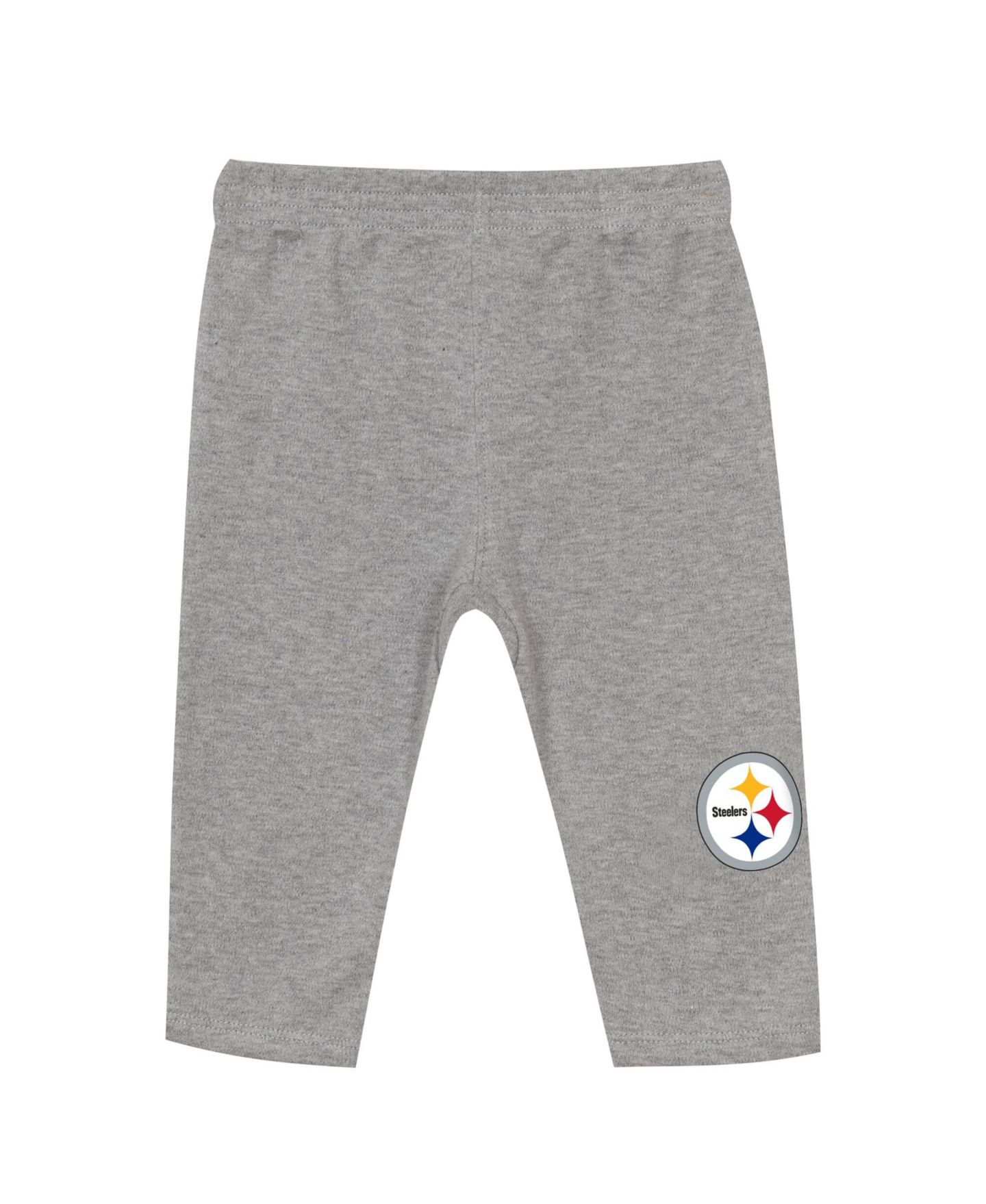 Детский комплект Outerstuff Baby Boys' and Girls' Pittsburgh Steelers Jersey Screen-Printed Bodysuit and Pants Set — фото 4