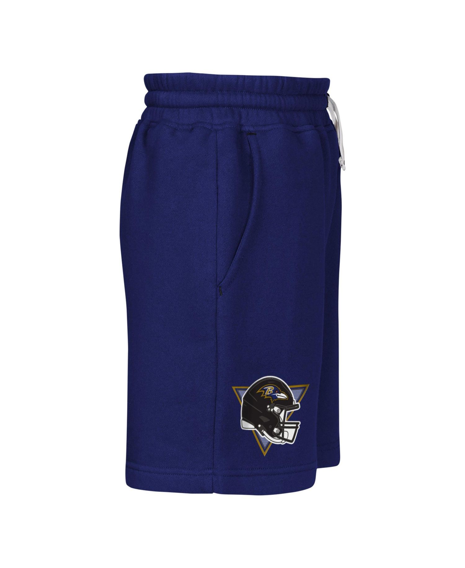 Boys' and Girls' 4-20 Baltimore Ravens Audible Fleece Drawstring Shorts