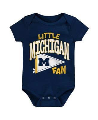 Baby Boys' and Girls' Michigan Wolverines Little Banner Short Sleeve Bodysuit
