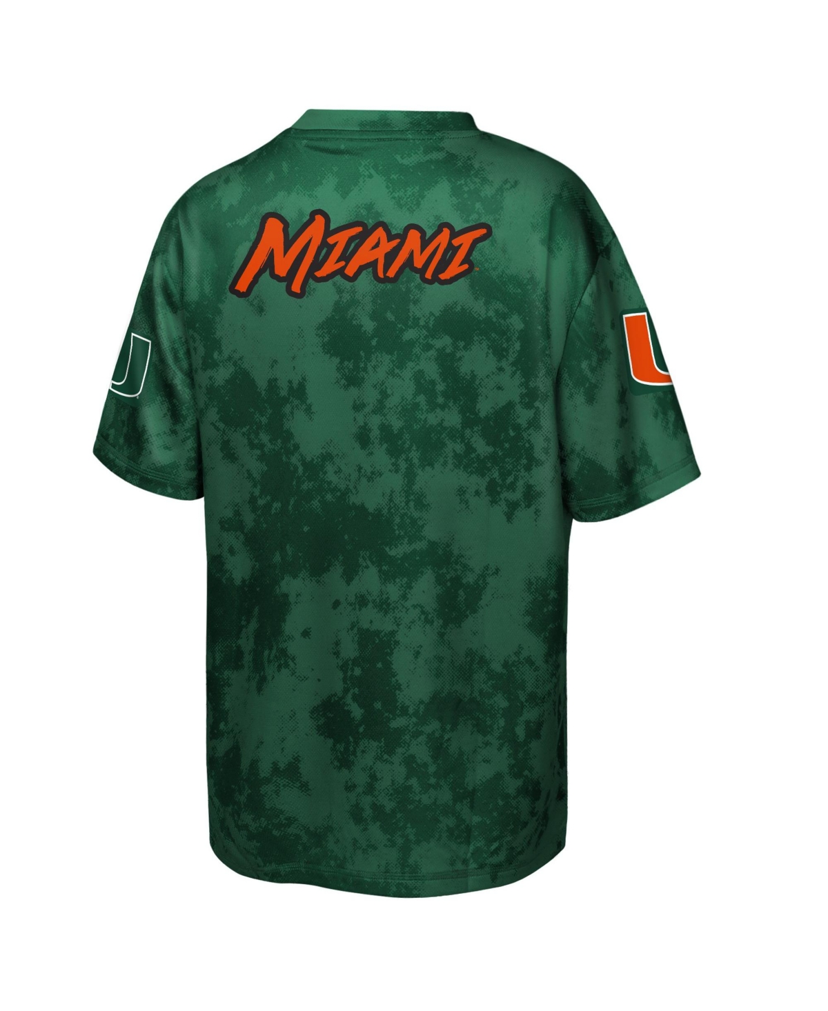 Outerstuff Big Boys and Girls Miami Hurricanes Off-Side Sublimated T-Shirt
