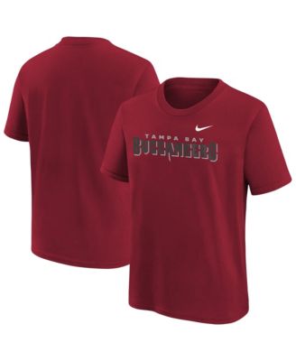 Boys' 4-20 Tampa Bay Buccaneers Wordmark Crewneck T-Shirt