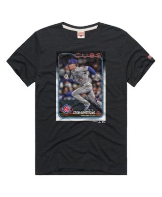 Men's Chicago Cubs Pete Crow-Armstrong Tri-Blend Relaxed-Fit T-Shirt