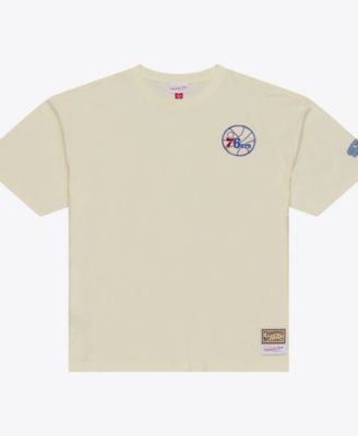 Men's Oatmeal Philadelphia 76ers Heritage Hues Oversized T-Shirt