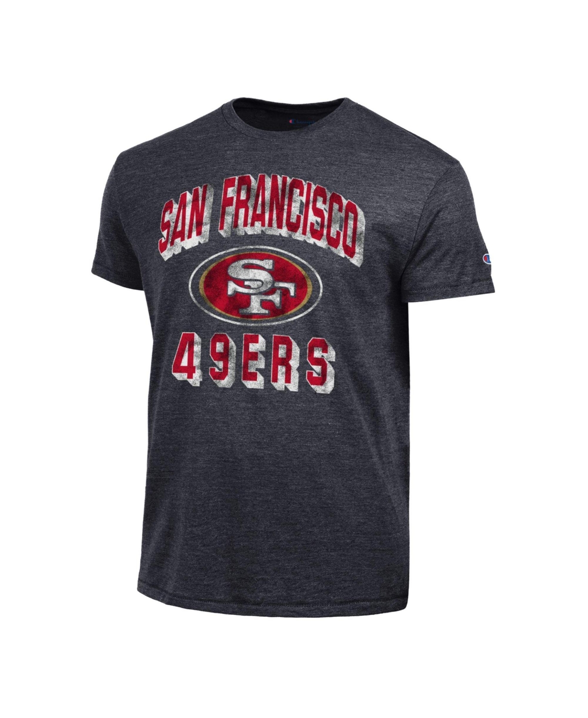 Champion Men's Black San Francisco 49ers Ultimate Tri-Blend T-Shirt