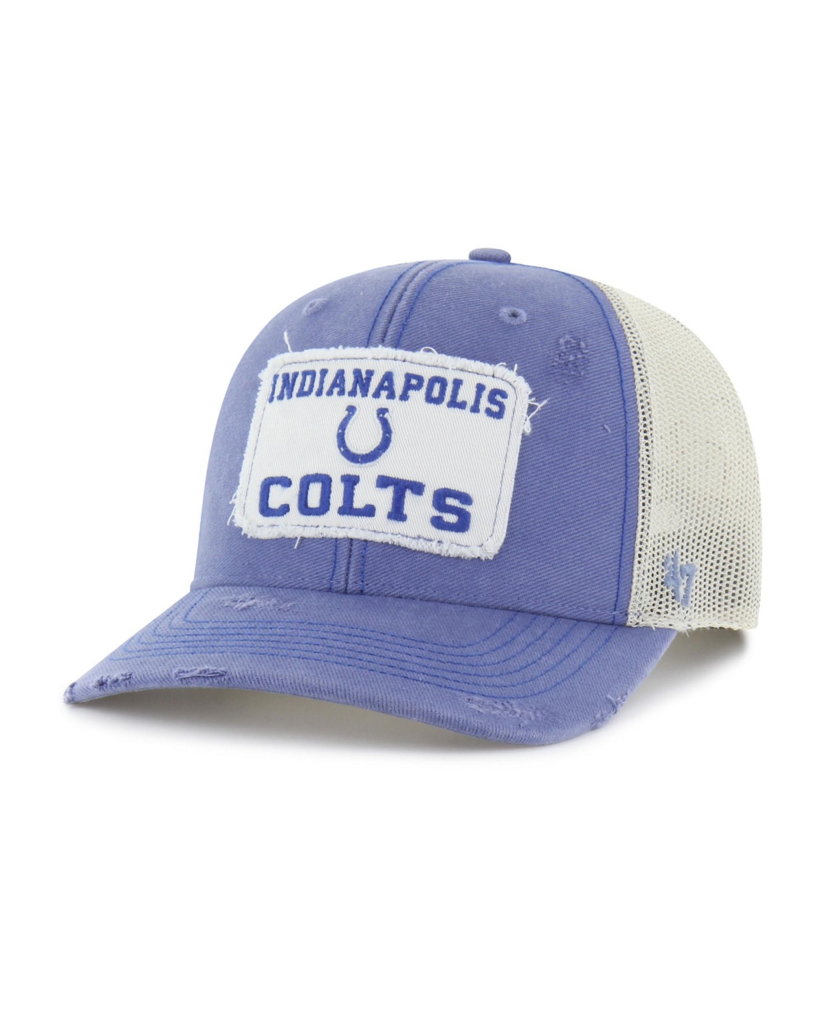 '47 Brand Men's Blue Indianapolis Colts Egremont Well-Worn Adjustable Trucker Hat - Blue