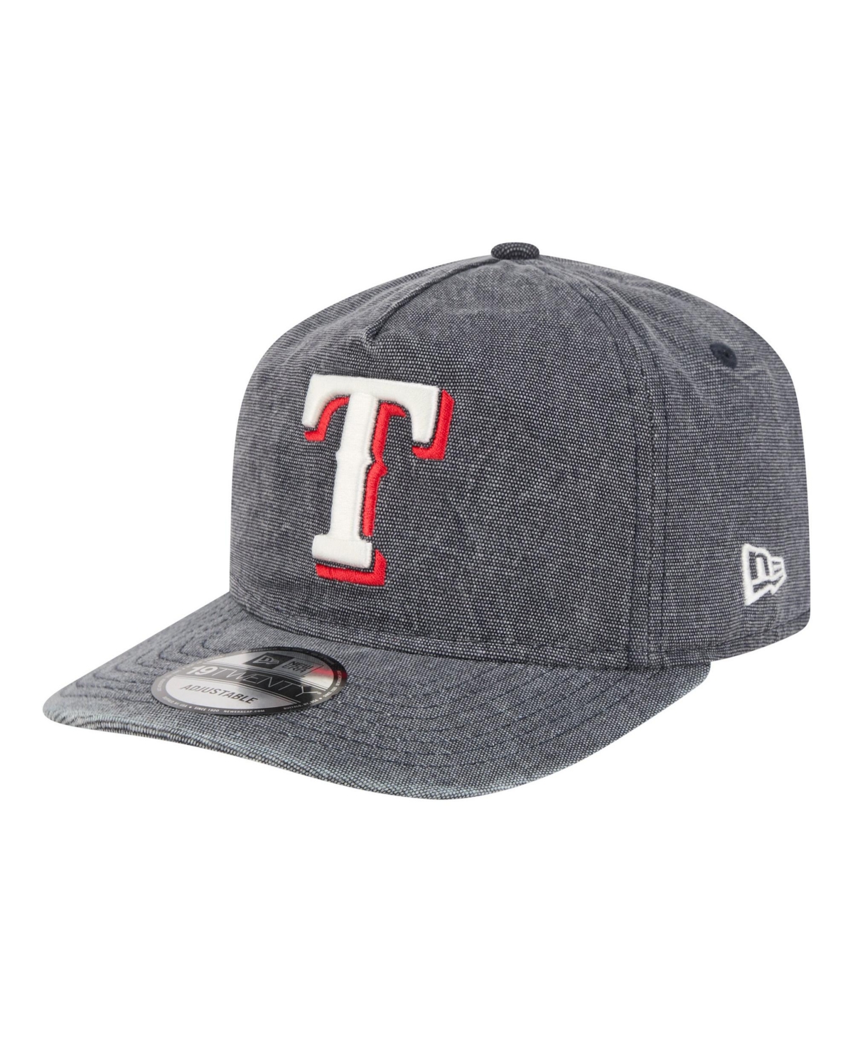 New Era Men's Texas Rangers Denim Retro Adjustable 19TWENTY Baseball Cap