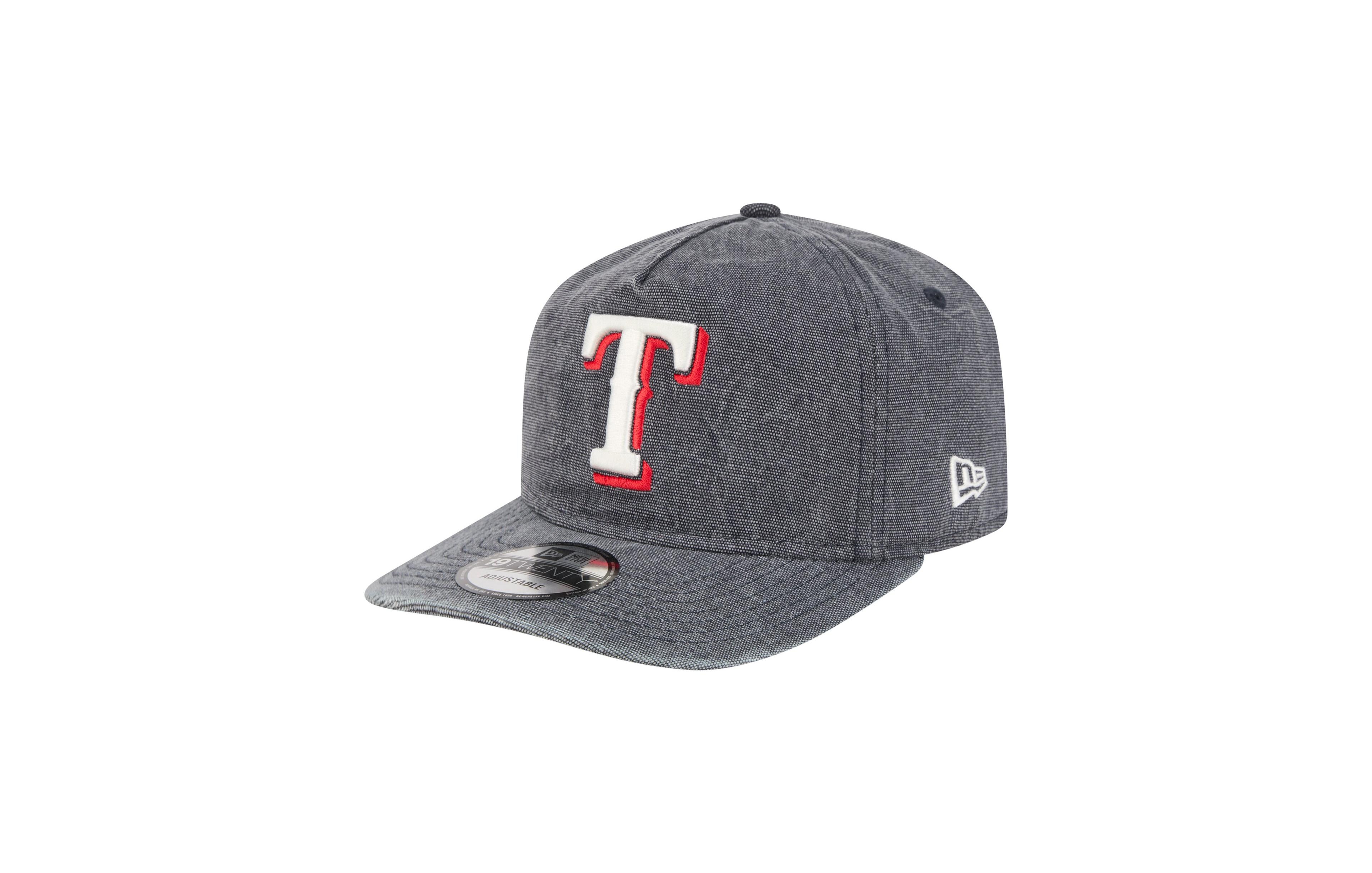 New Era Men's Texas Rangers Denim Retro Adjustable 19TWENTY Baseball Cap