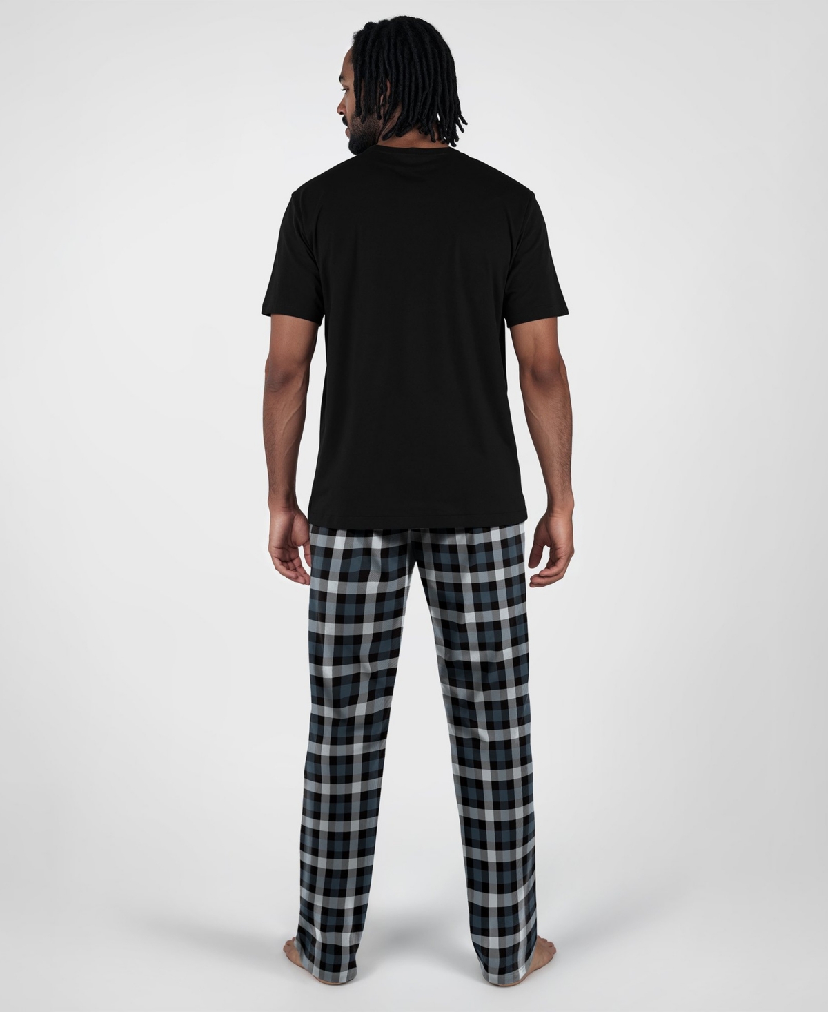 Concepts Sport Men's Black Las Vegas Raiders Highland Sleep Set