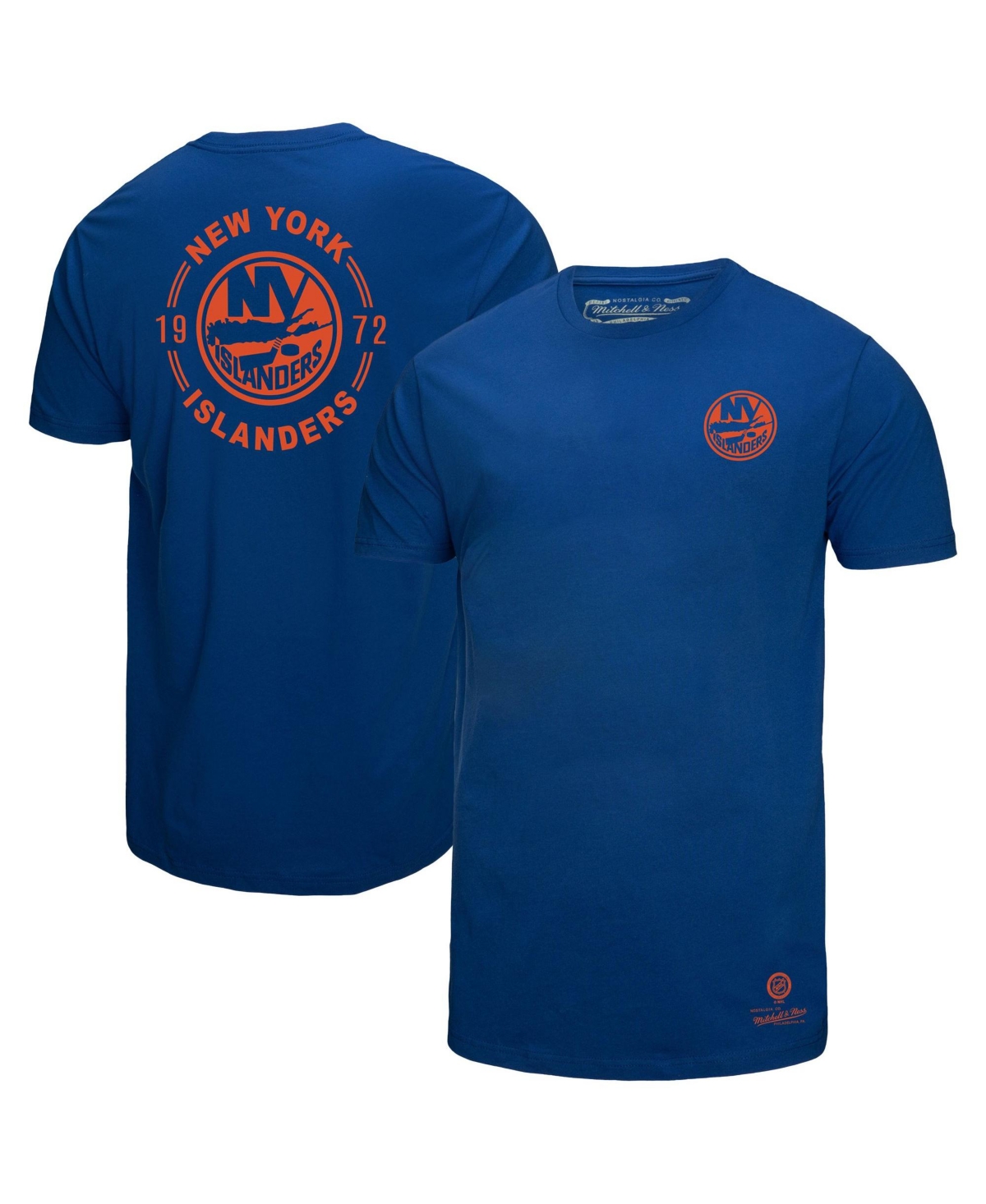 Mitchell & Ness Men's Royal New York Islanders Core Penalty Box 3.0 T-Shirt