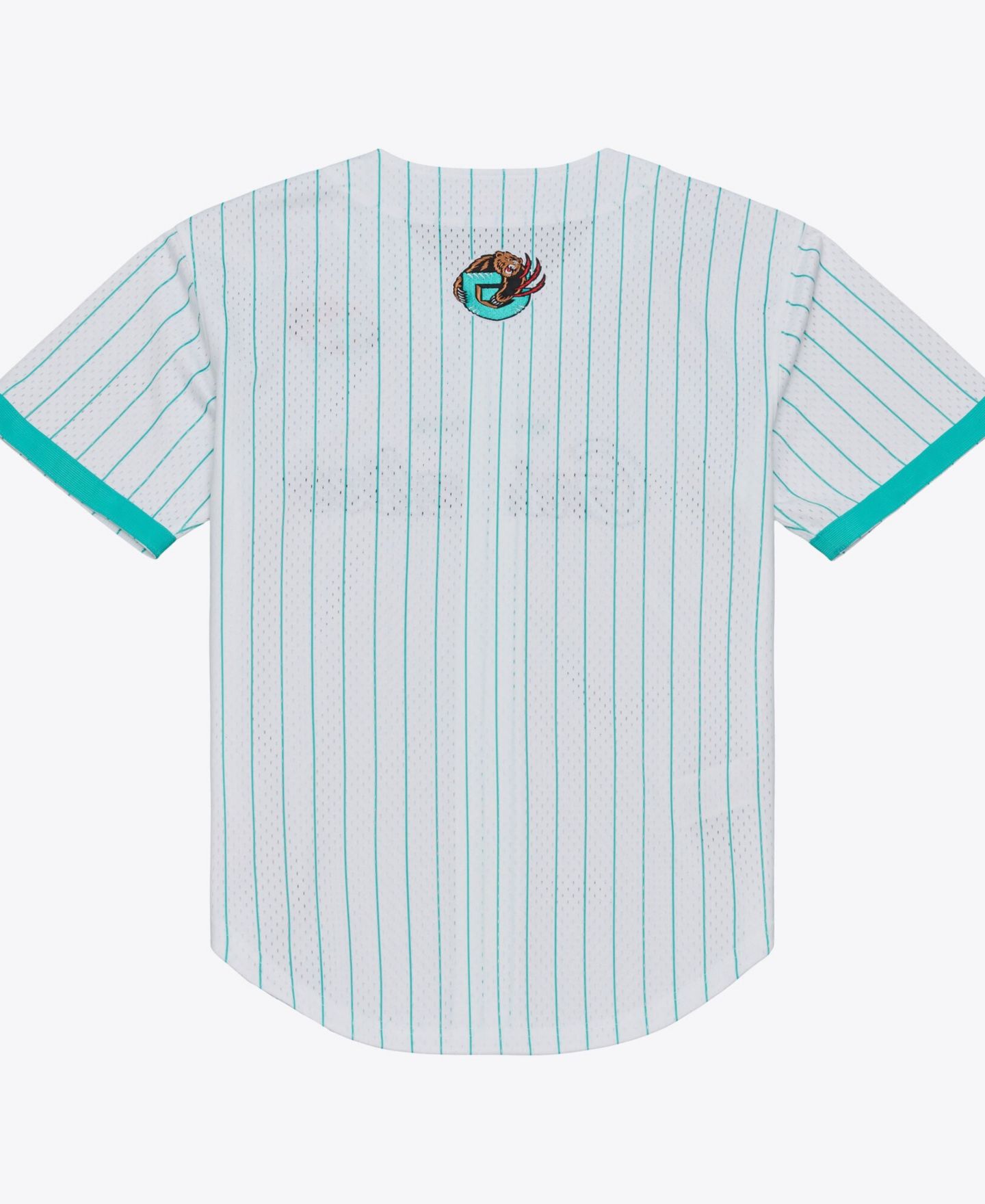 Мужской топ Mitchell & Ness Memphis Grizzlies Head Coach Mesh Pinstripe Jersey — фото 2