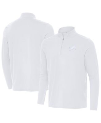 Men's Detroit Lions Intent Quarter-Zip Mock Neck Long-Sleeve Jacket