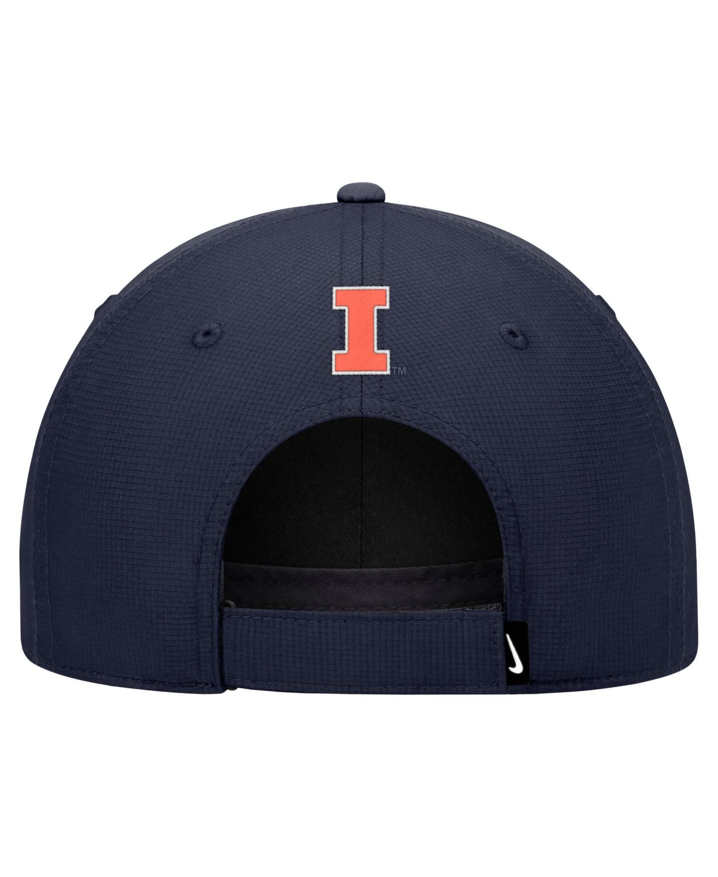 Мужская кепка Nike Navy Illinois Fighting Illini 2026 Sideline Ripstop Dri-FIT Adjustable Hat — фото 2