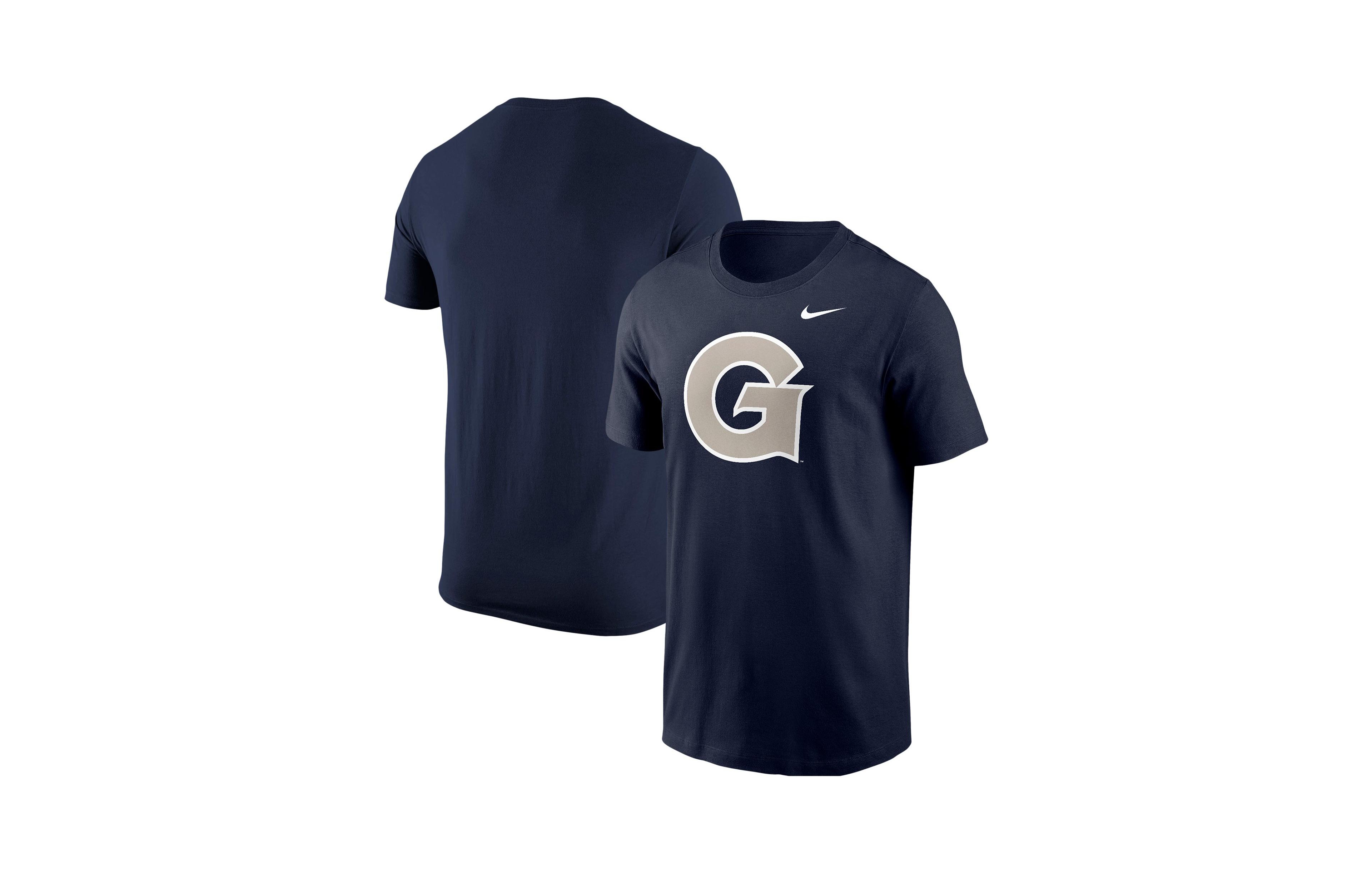 Nike Men's Georgetown Hoyas Screen-Print Crewneck T-Shirt
