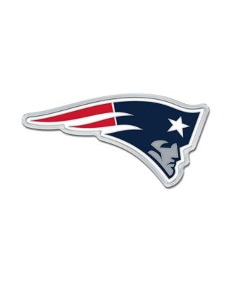 New England Patriots Colored Chrome Auto Emblem