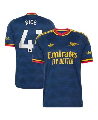 Men's Arsenal FC Declan Rice Bruised Banana Away Jersey