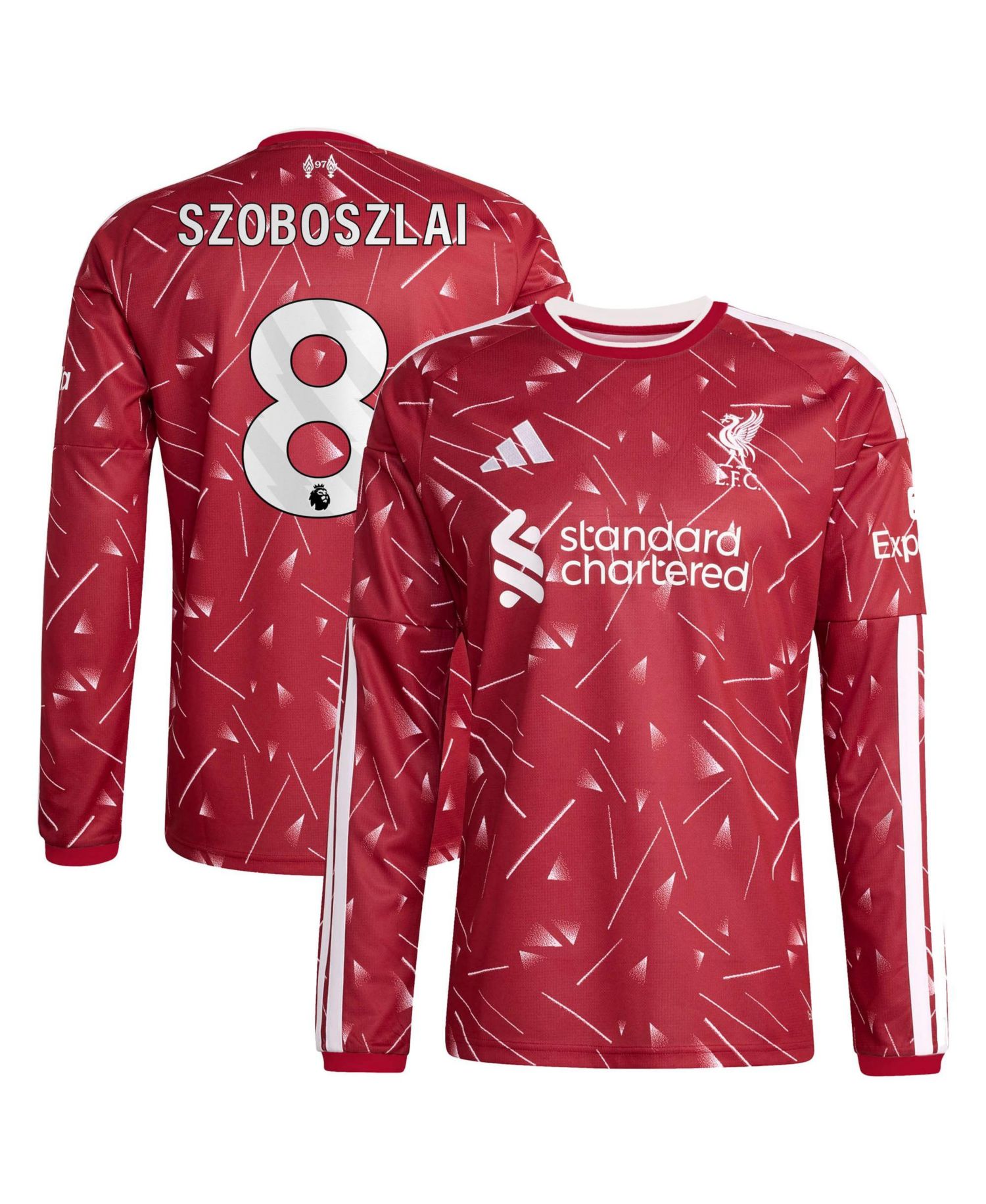 Men's Liverpool 2026/27 Home Replica Long-Sleeve Jersey