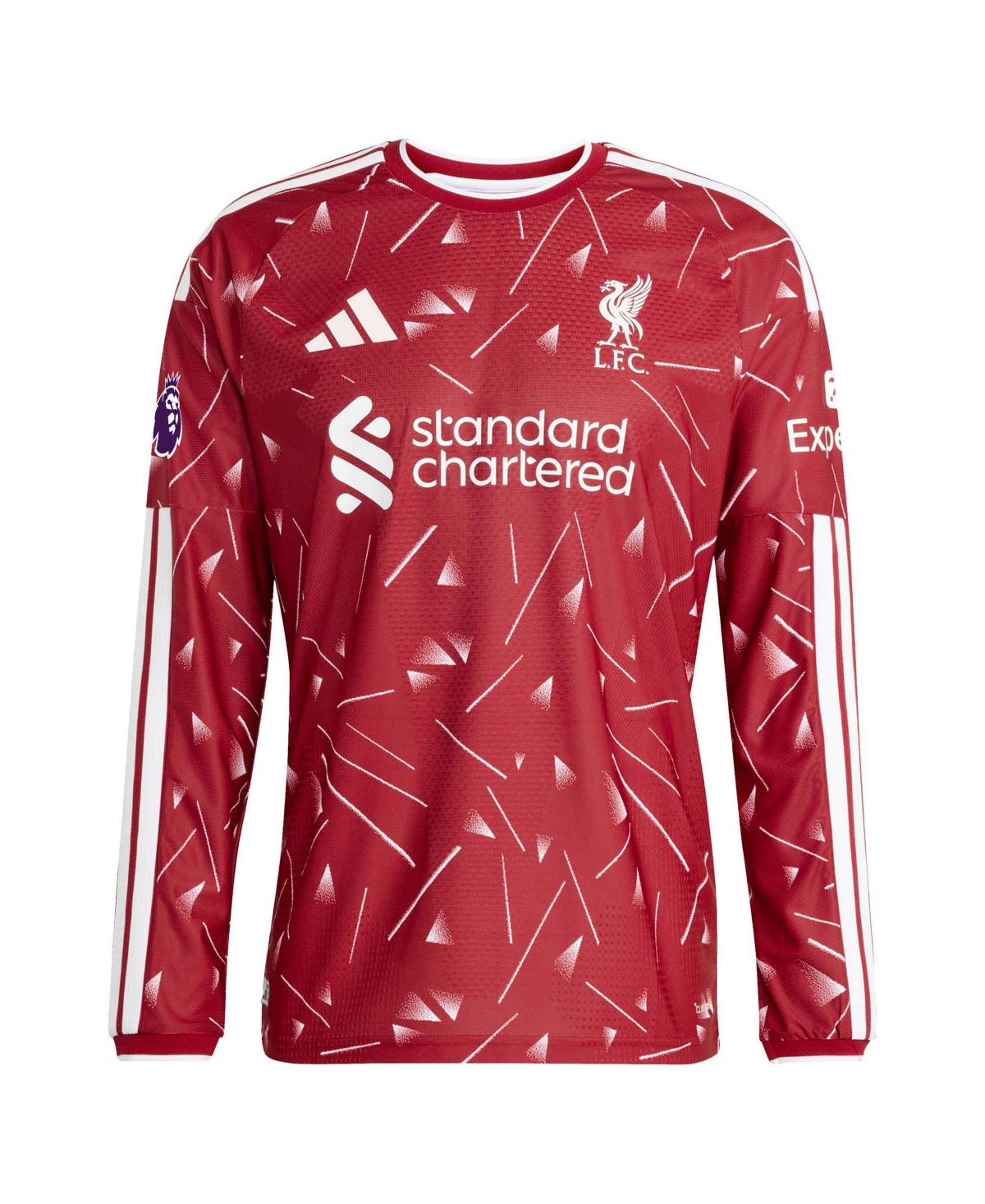 adidas Men's Liverpool Hugo Ekitike 2026/27 Home Long Sleeve Authentic Retro Jersey