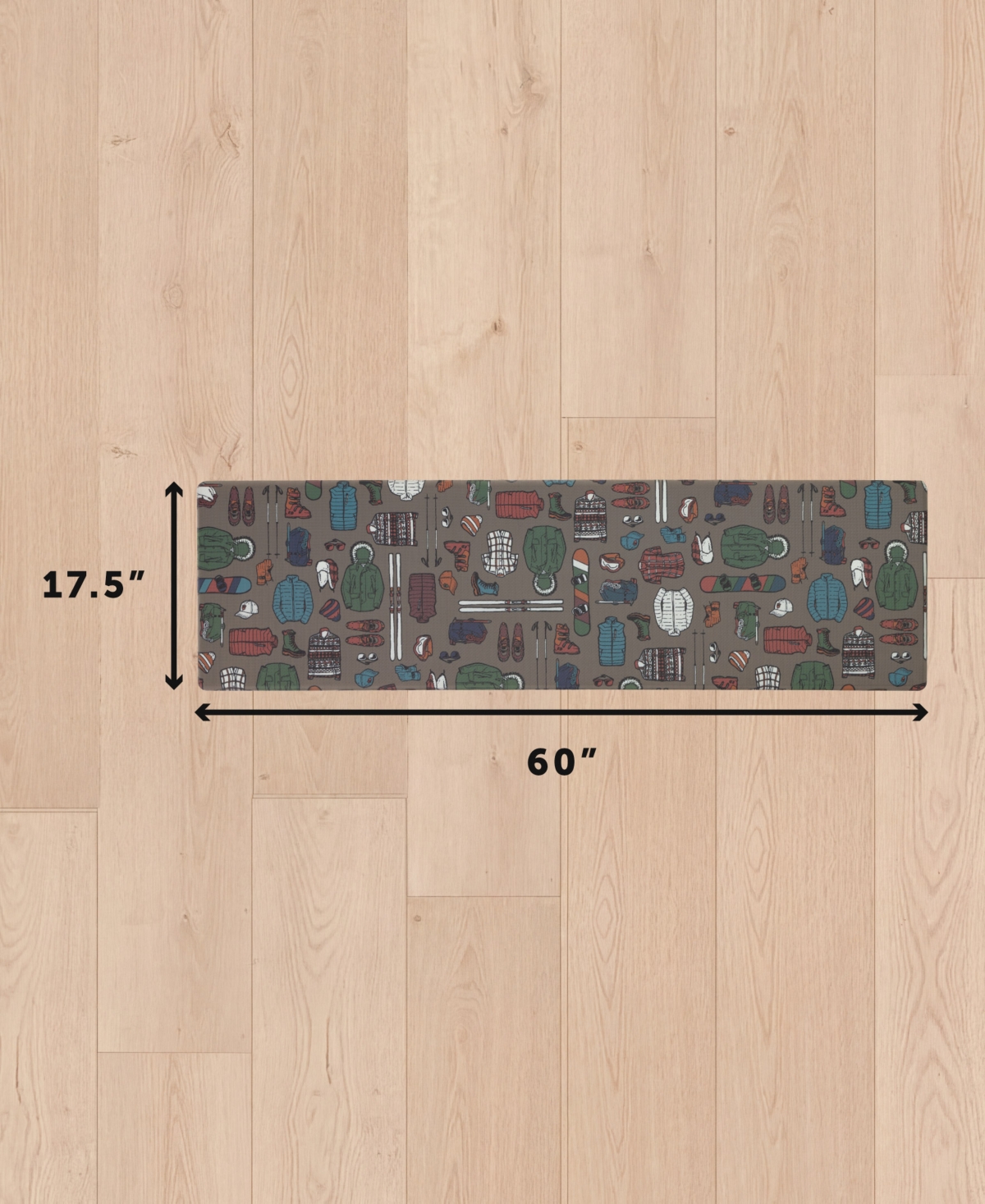 Eddie Bauer Winter Sportswear Non-Slip Kitchen Mat