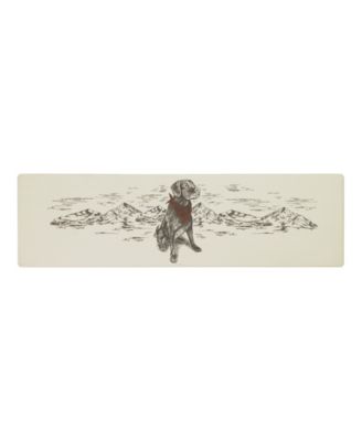 Man's Best Friend Non-Slip Kitchen Mat, 17.5" x 60"