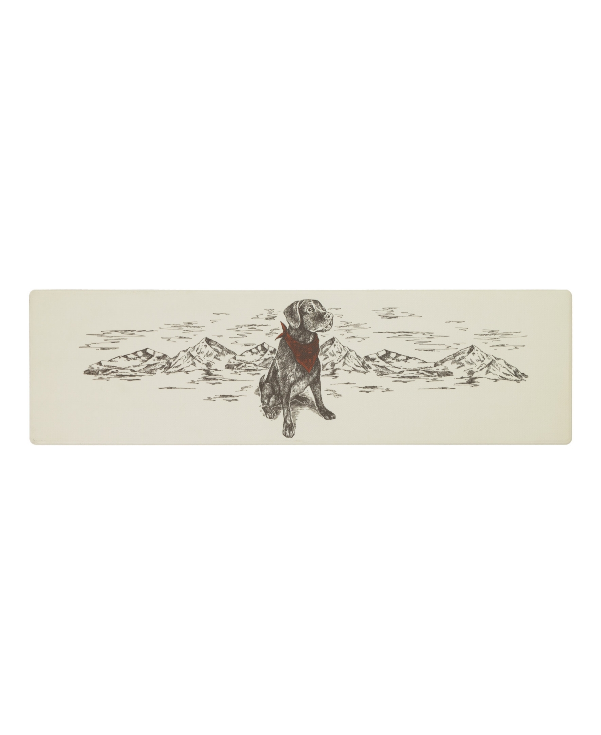 Eddie Bauer Man's Best Friend Non-Slip Kitchen Mat