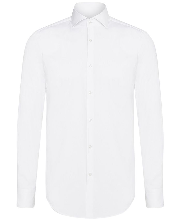 Hugo Boss BOSS Slim-Fit Dress Shirt - Macy's