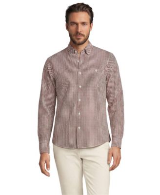 Men's Long Sleeve Seersucker Shirt